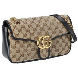 Gucci Shoulder Bag GG Marmont Beige